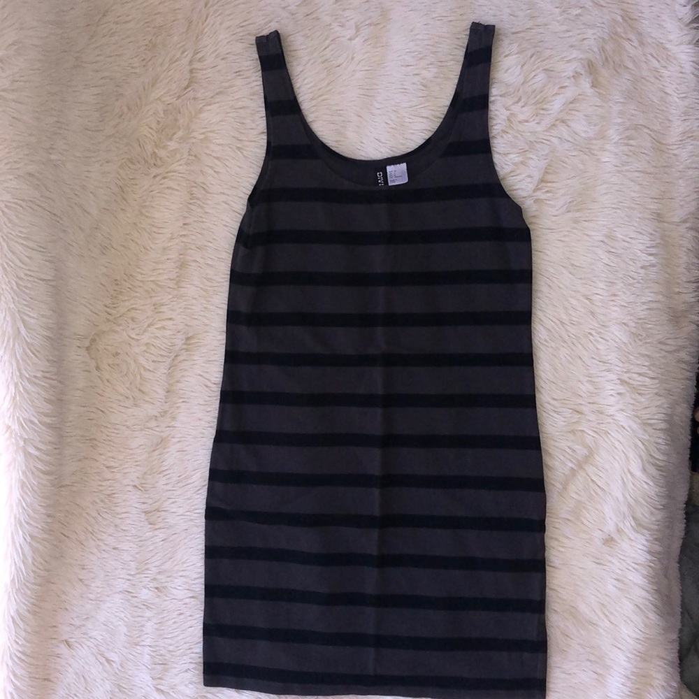 Striped tank body on dress